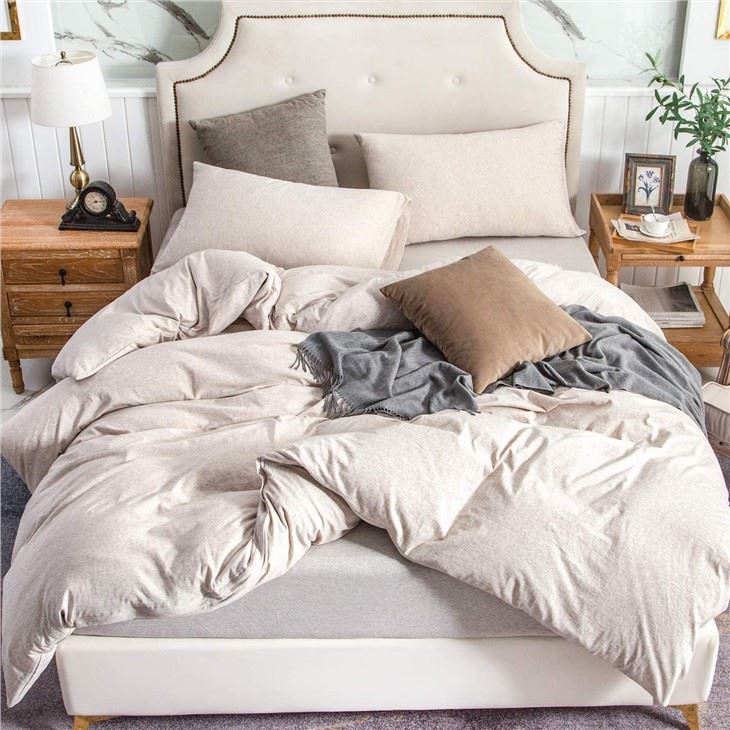 Jersey Knit Duvet Cover Set Jersey Knit Duvet Cover Set