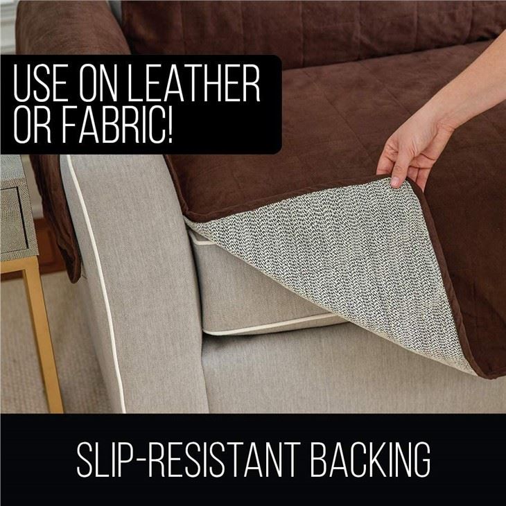 Suede-Like Washable Couch Cover Suede-Like Washable Couch Cover